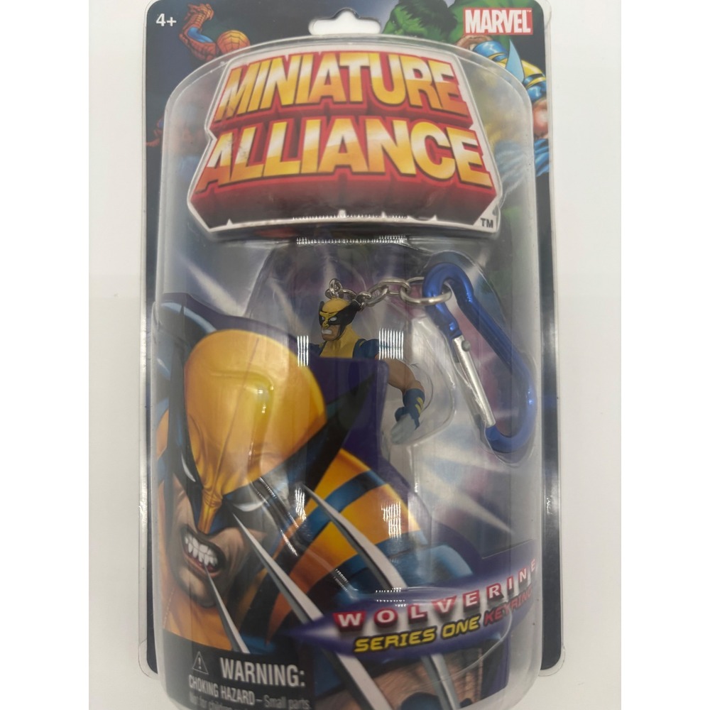Marvel Miniature Alliance Wolverine Series One‎ Keyring Keychain New